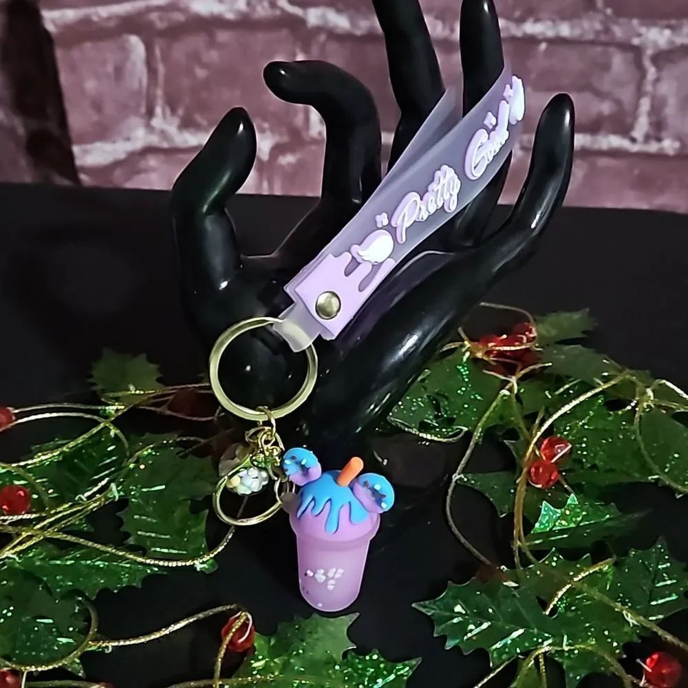 Purple 🎁 & Blue Cute Bag Charm/Key Ring Holder